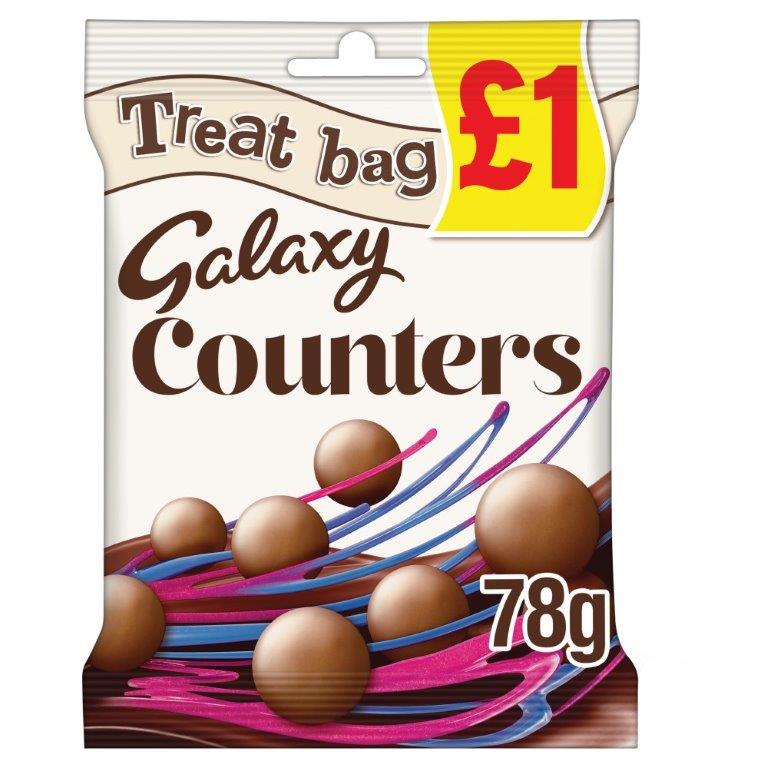 Galaxy Counters Treat Bag 78g PM £1