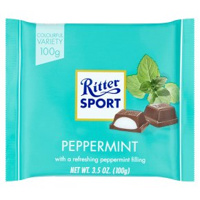 Ritter Sport Colour Dark Chocolate Peppermint 100g