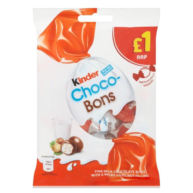 Kinder Choco Bons Bag PM £1