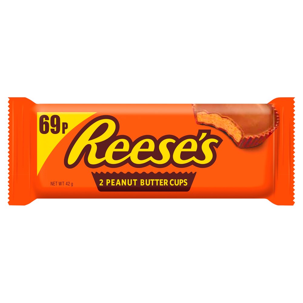 Reese's Peanut Butter Cups 42g PM 69p