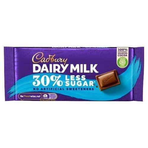 Cadbury Dairy Milk Blocks 30% Less Sugar 85g (Lead Time 3Wks)