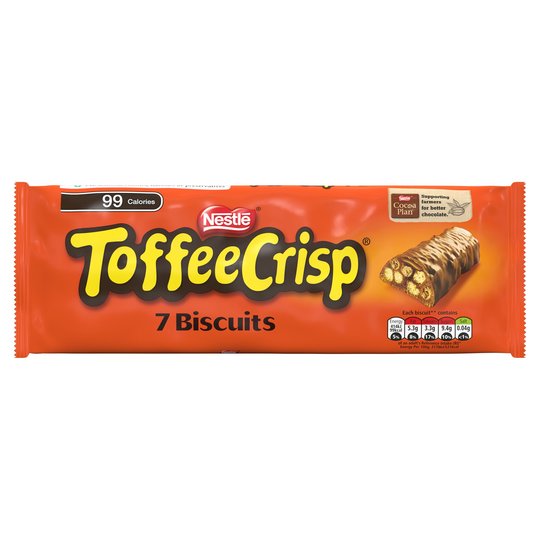 Toffee Crisp Biscuit 7pk (7 x 18.7g)
