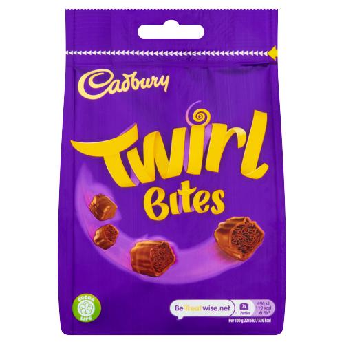 Cadbury Large Bags Twirl Bites 109g