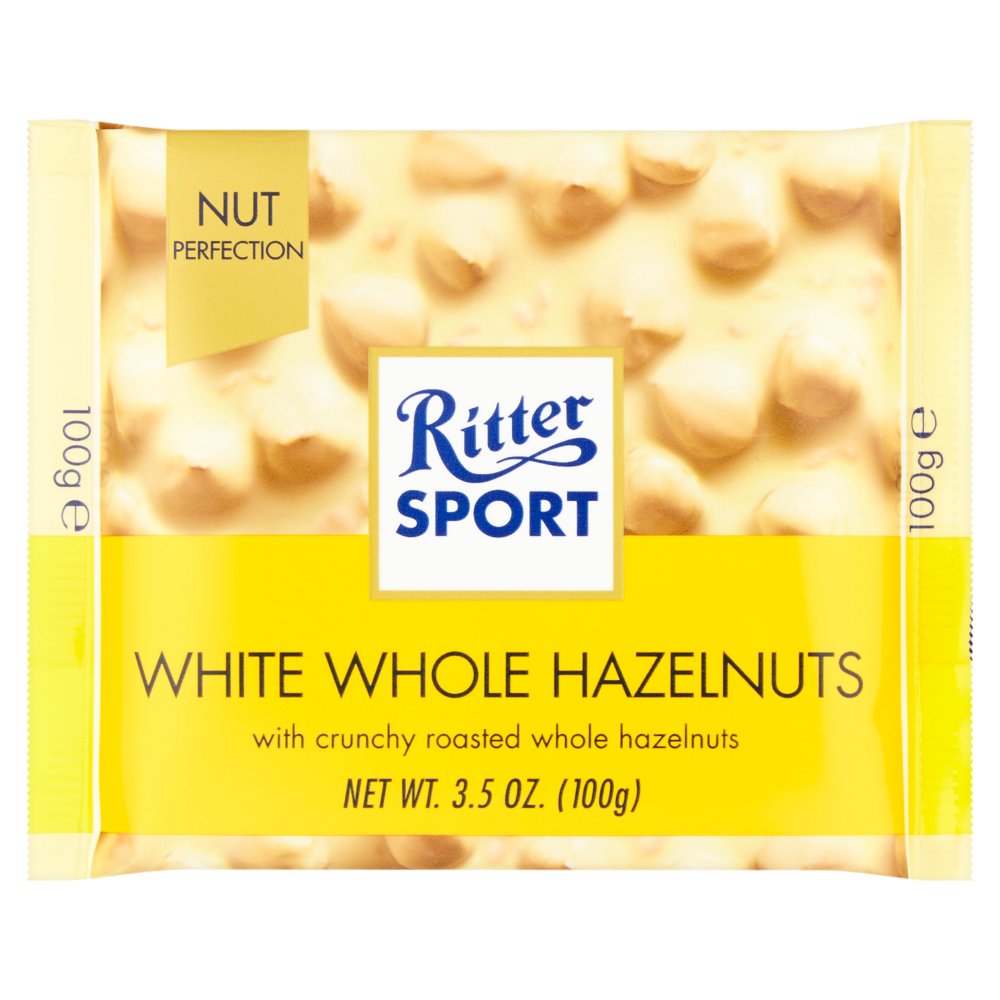 Ritter Sport Nut Perfect White Whole Hazelnut 100g^
