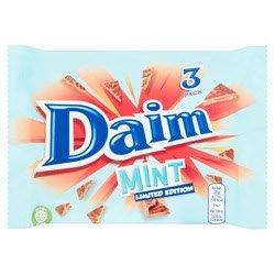 Cadbury Daim Mint 3pk (3 x 28g) Ltd Edition 84g NEW