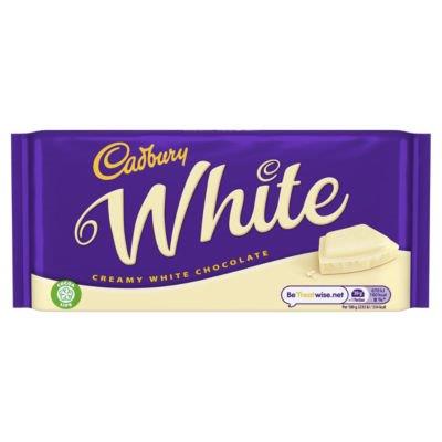 Cadbury Dairy Milk Tablet White Chocolate 180g