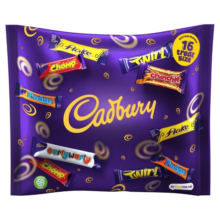 Cadbury Family Heroes 16 Treatsize Packs 222g