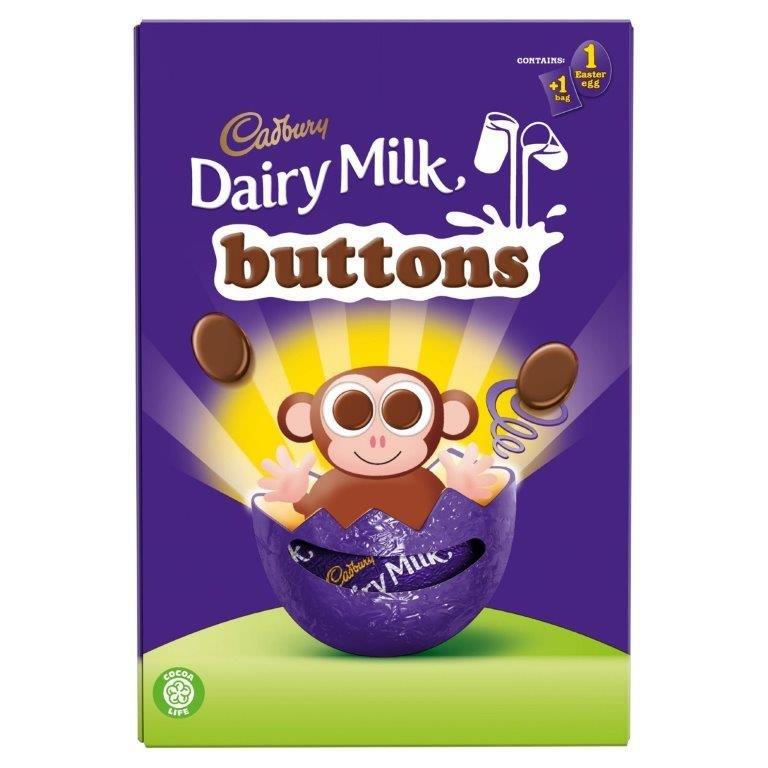Cadbury Dairy Milk Buttons Egg 74g