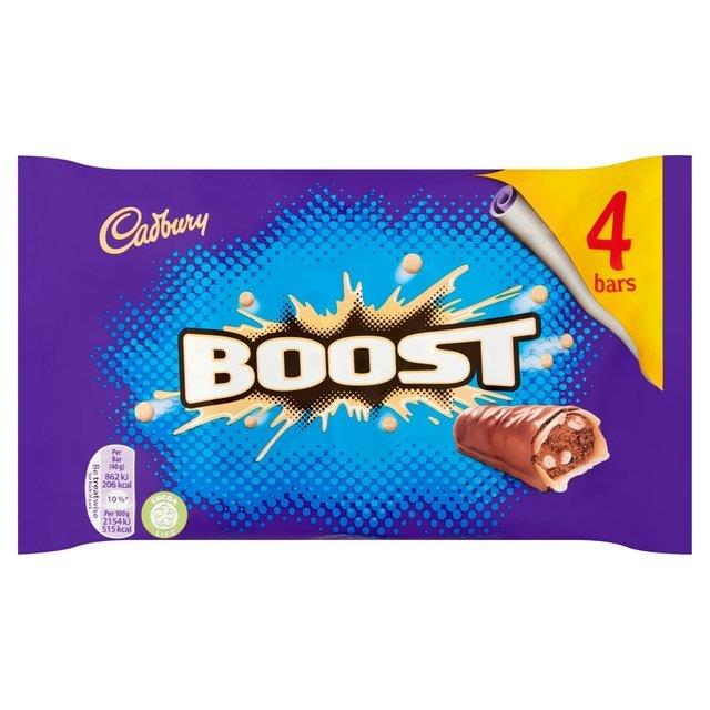 Cadbury Boost 4pk (4 x 31.5g) 126g