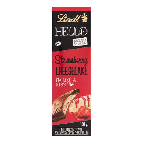 Lindt Hello Strawberry Cheesecake 100g NEW