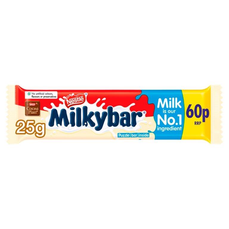 Milkybar Medium Bar 25g PM 60p
