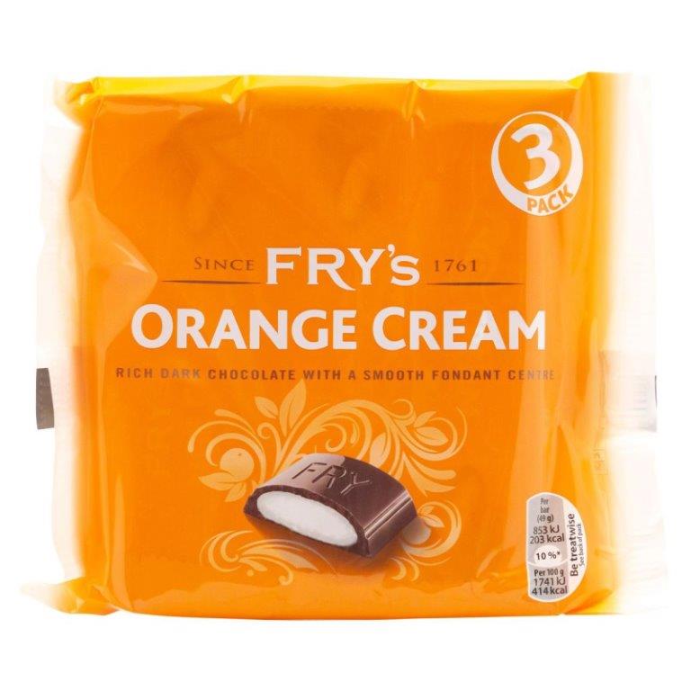 Frys Cream Orange 49g 3pk (3 x 49g)