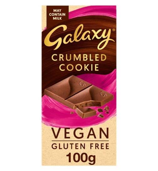 Galaxy Vegan Gluten Free Cookie Nut Crumble 100g NEW