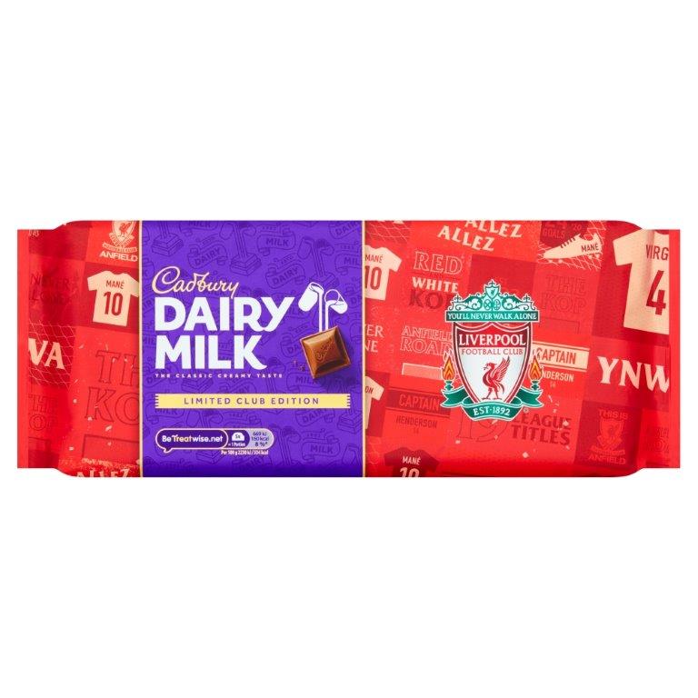 Cadbury Dairy Milk Teams Liverpool 360g
