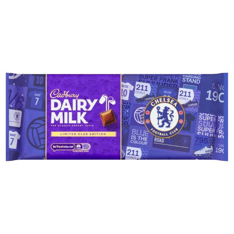 Cadbury Dairy Milk Teams Chelsea 360g NEW
