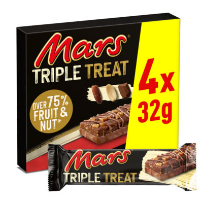 Mars Triple Treat Mars 4pk (4 x 32g) NEW