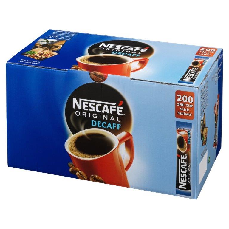 Nescafe Original Stick Pack Decaf 200's