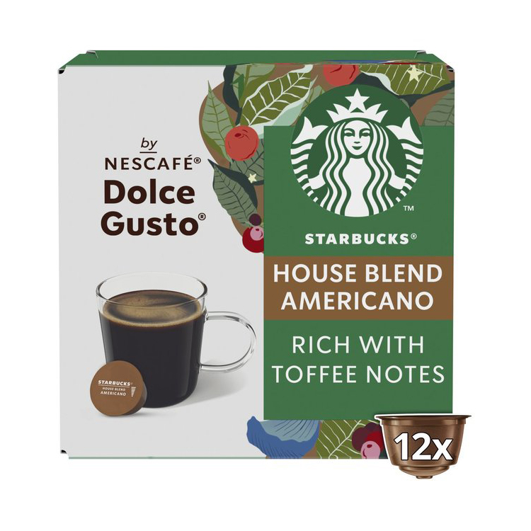 Starbucks Dolce Gusto Medium Houseblend 12s 102g