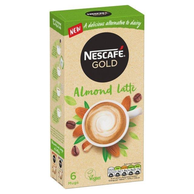 Nescafe Sachets Gold Almond Latte 6's (6 x 16g)