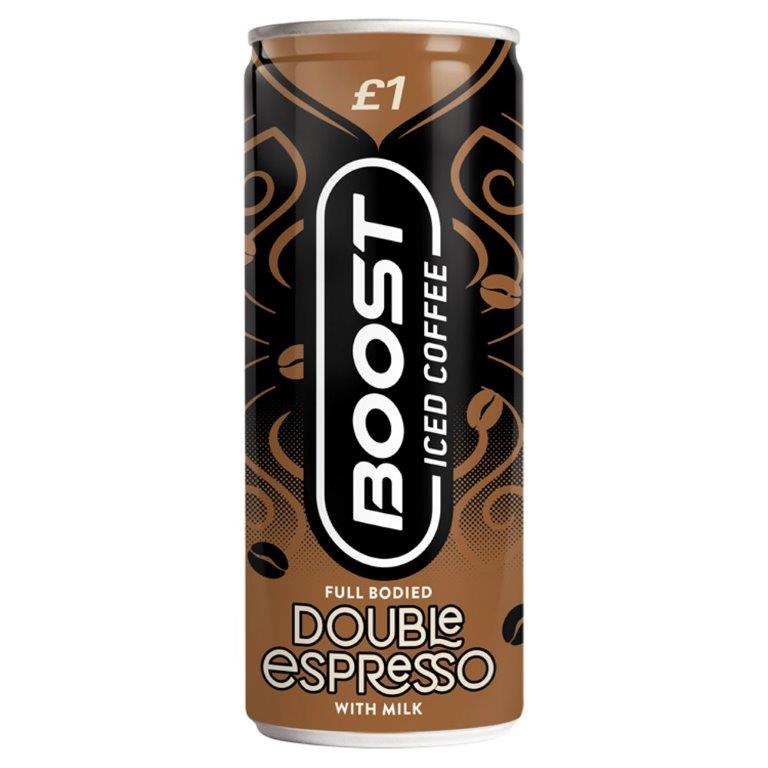 Boost Coffee Double Shot Espresso 250ml PM £1