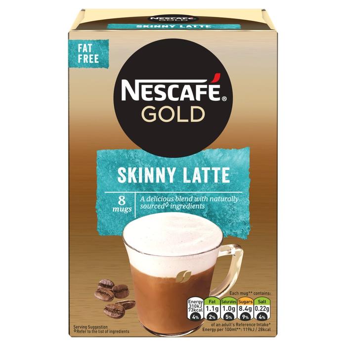 Nescafe Sachets Gold Flat White 8's (8 x 12.5g) NEW