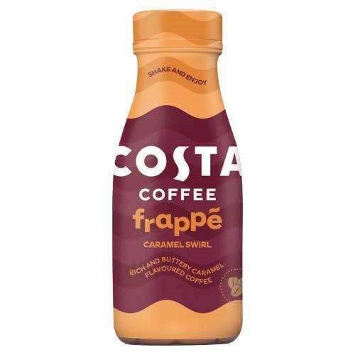 Costa Coffee Frappe Caramel Swirl 250ml NEW