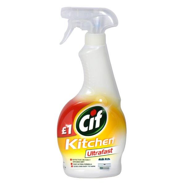 Cif Ultrafast Spray Kitchen 450ml PM £1
