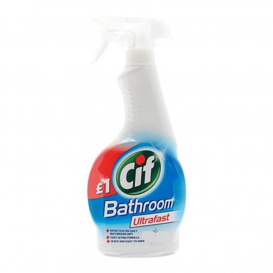 Cif Ultrafast Spray Bathroom 450ml PM £1