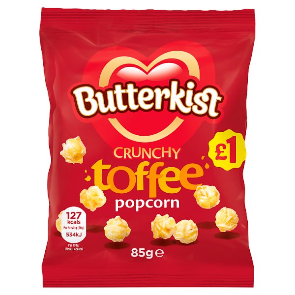 Butterkist Popcorn Toffee 85g PM £1