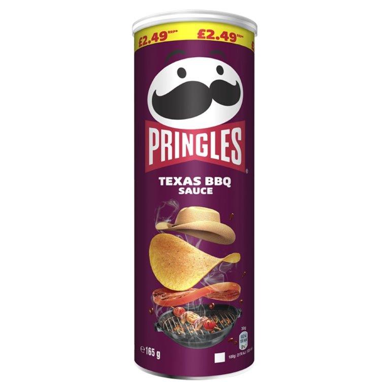 Pringles 165g Texas BBQ PM £2.49 NEW