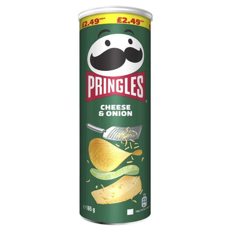Pringles 165g Cheese & Onion PM £2.49 NEW