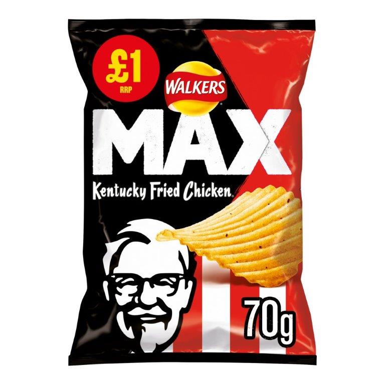 Walkers Max Crispy Chicken 70g PM £1 NEW