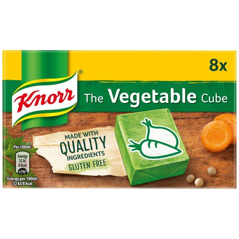 Knorr Stock Cubes Box Veg 8s (8 x 10g)