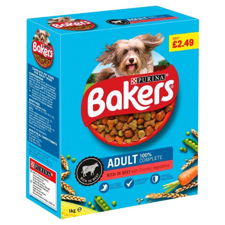 Bakers Adult Beef 1kg PM £2.49