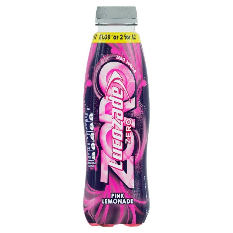 Lucozade Energy Pink Lemonade Zero 380ml Dual PM £1.19