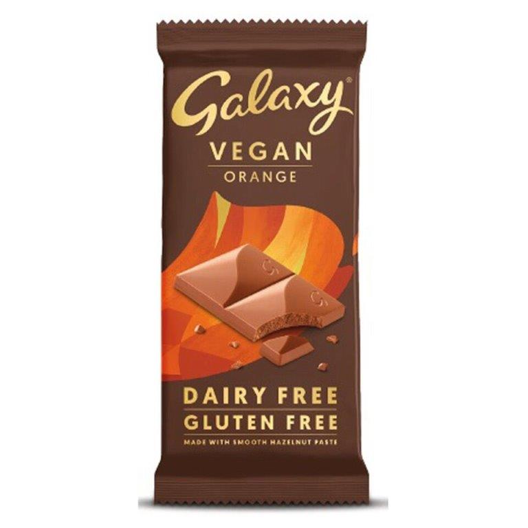 Galaxy Orange Vegan Dairy Free 100g NEW