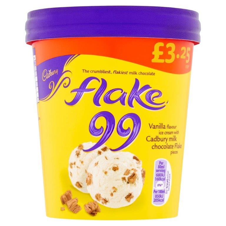 Cadbury Flake Tub 480ml PM £3.25