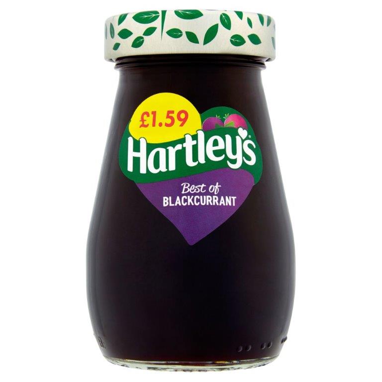 Hartleys Best Blackcurrant Jam 340g PM £1.59