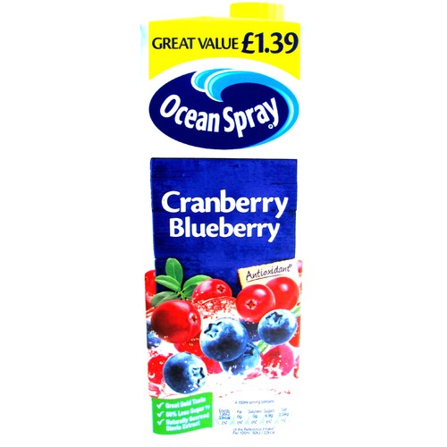 Ocean Spray Cranberry & Blueberry 1LPM £1.39