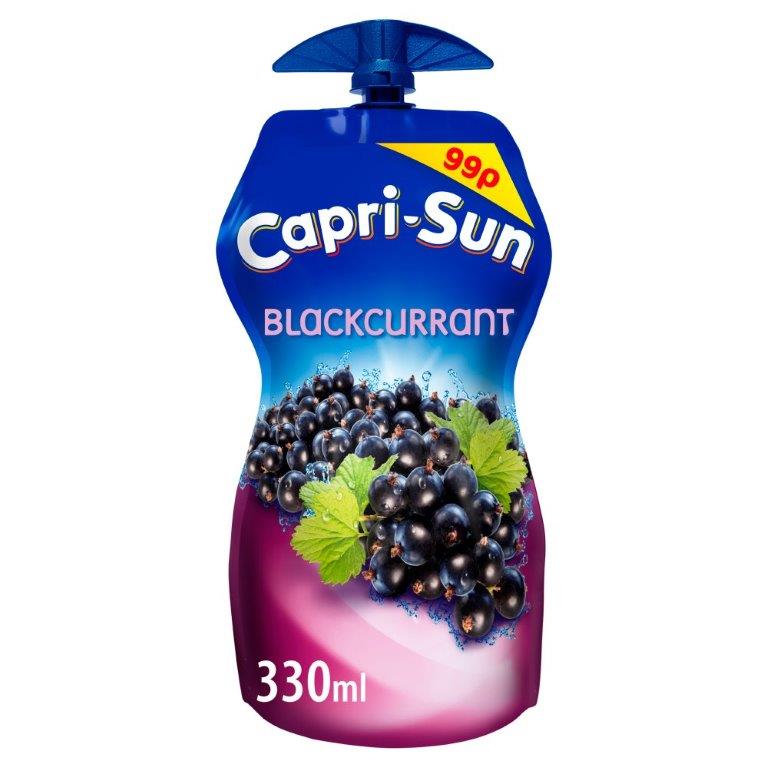 Capri-Sun Pouch Blackcurrant 330ml PM 99p