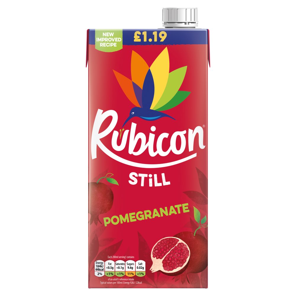 Rubicon 1L Pomegranate PM £1.19