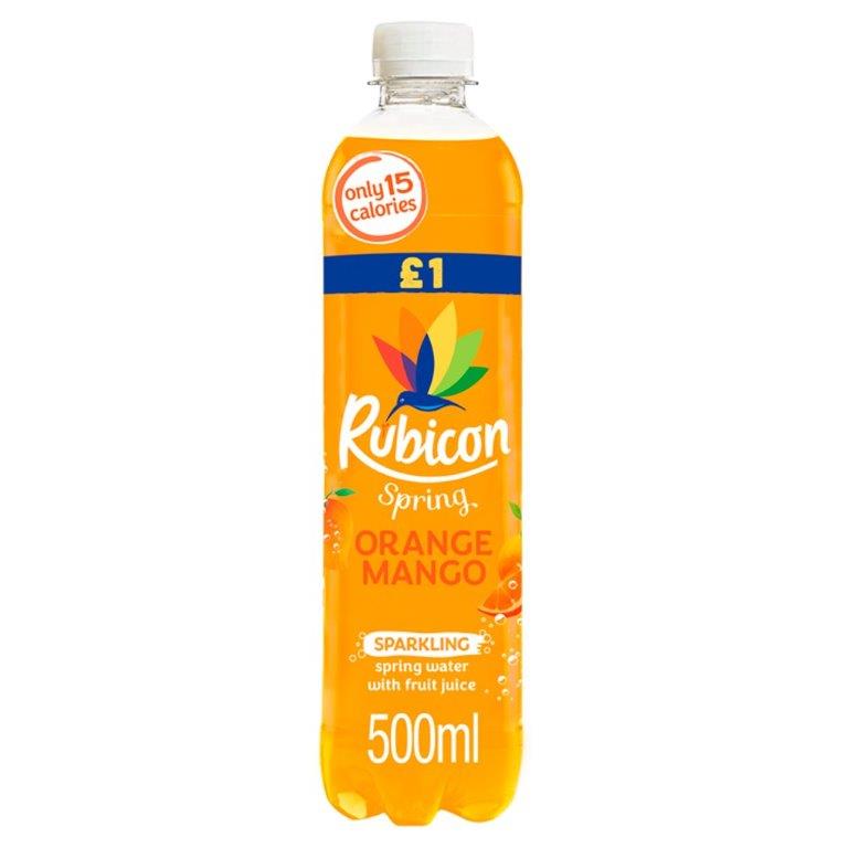 Rubicon Spring Orange & Mango 500ml PM £1 NEW