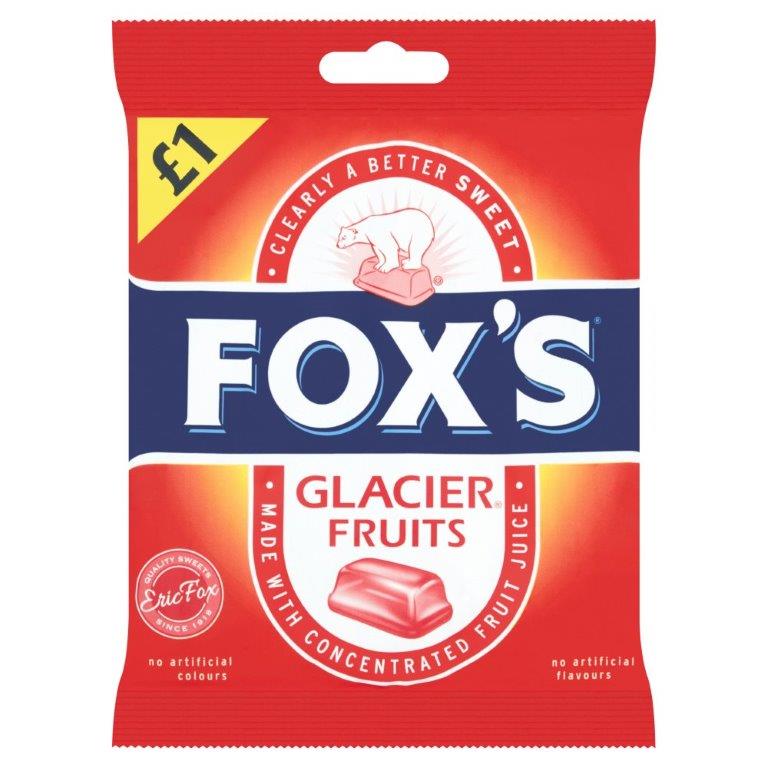Foxs Glacier Fruits PM £1 130g Bag