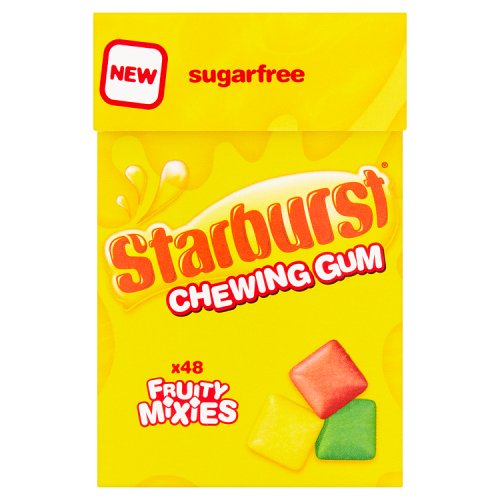 Starburst Fruity Mixes Mini Pellet Gum Handypack 48's