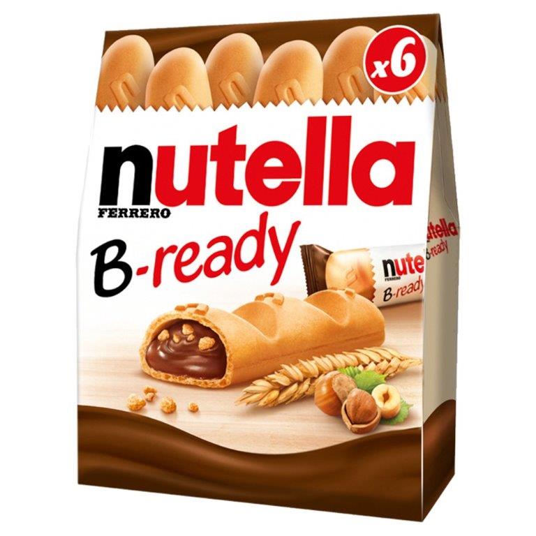 Nutella B-Ready 6pk T6 (6 x 22g) (HS)