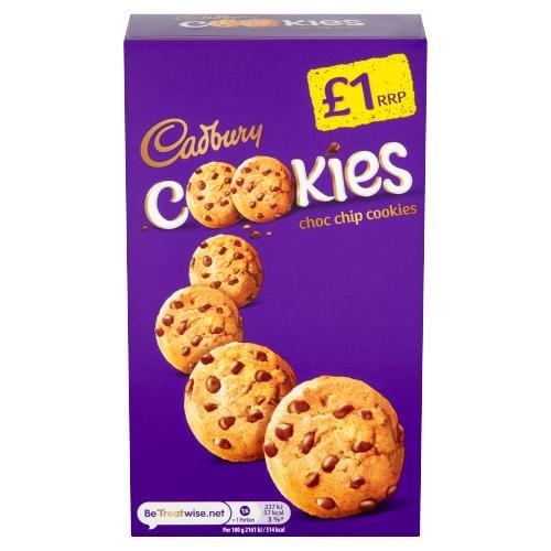 Cadbury Cookies Chocolate Chip 150g PM £1