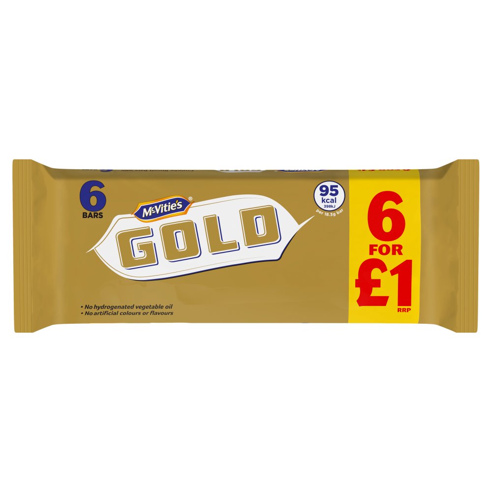 McVities 6pk Gold (6 x 17.67g) PM £1