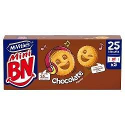 McVitie's Mini BN Chocolate Flavour Biscuits 5pk (5 x 35g) 175g NEW