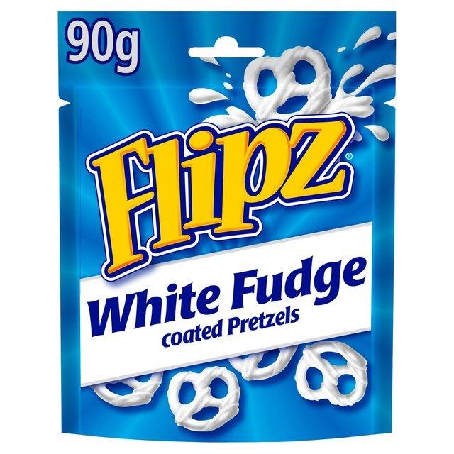 Flipz Pouches White Fudge Pretzels 90g