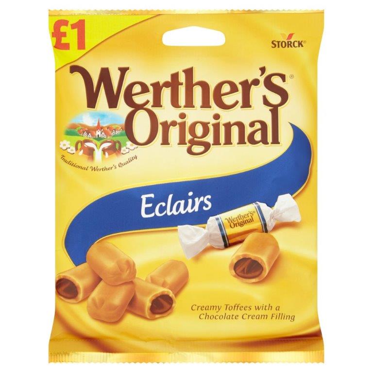 Werthers Original Eclairs 100g PM £1